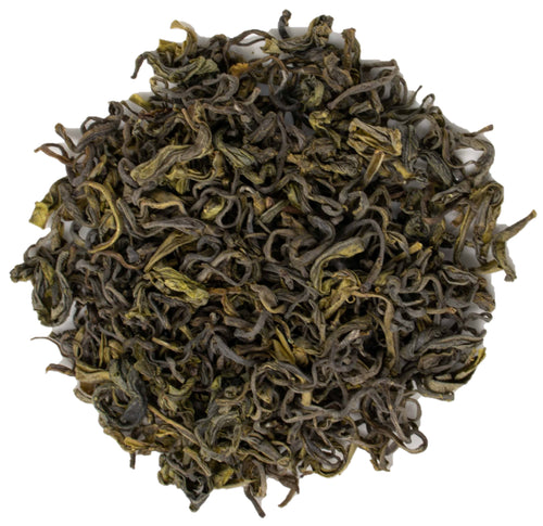 Anji Baicha with simple panfried green form factor.